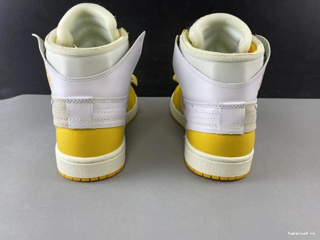 Powder AQ0818-149 x Off-White 1 Jordan Air White NRG Yellow-Cone Dark 1212